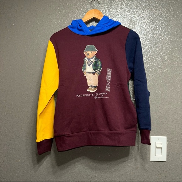 Polo Ralph Lauren Graphic Fleece-ls Lay Hoo boy size 14-16 - Picture 2 of 4